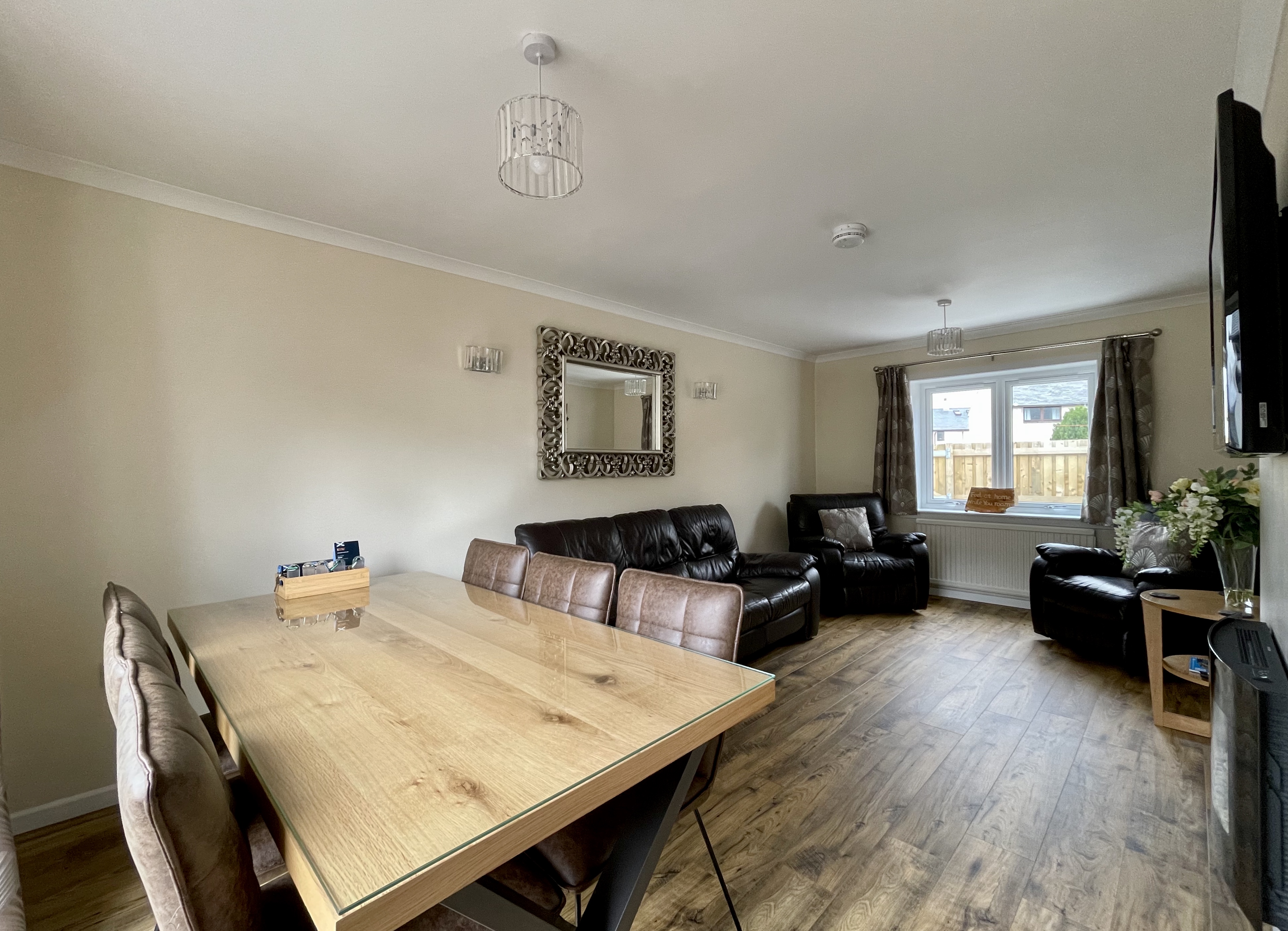 The dining room